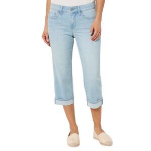 NYDJ Marilyn Straight Crop Jeans with Cuff size 14